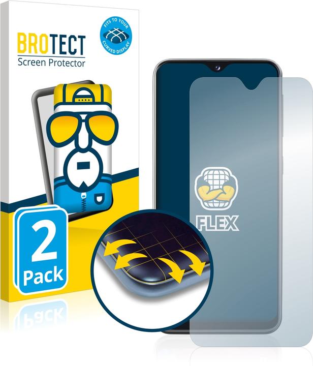 Produktbild BROTECT Full-Cover Displayschutz (2 Stück, Samsung Galaxy A20e)