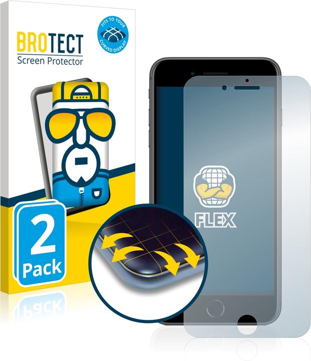 BROTECT Full-Cover Displayschutz (2 Stück, Apple iPhone 8 Plus)