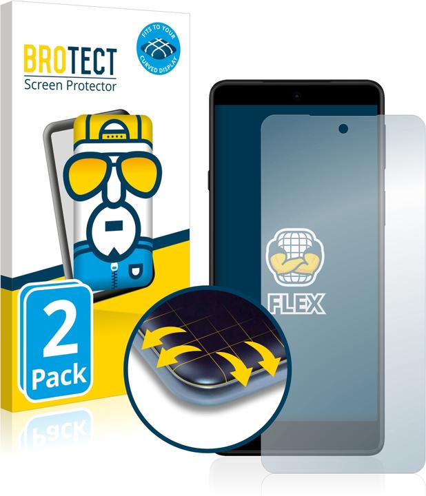 Produktbild BROTECT Full-Cover Displayschutz (2 Stück, Motorola Edge 20)