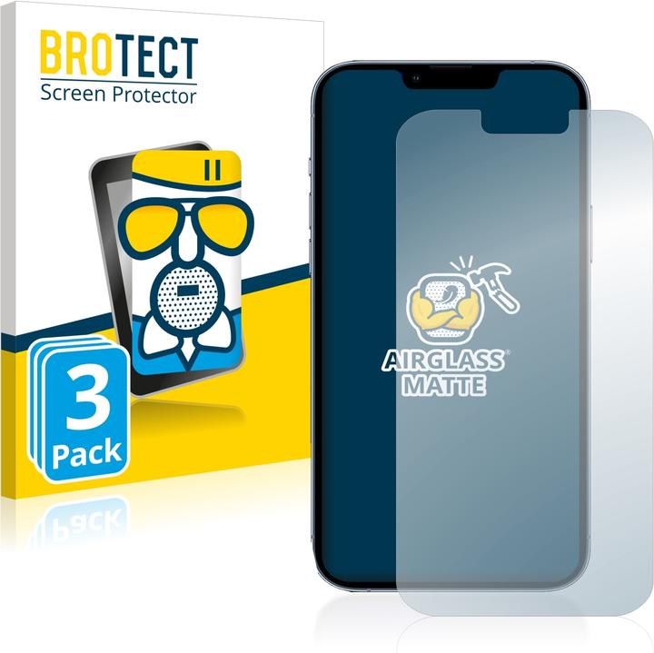 Image du produit BROTECT AirGlass Verre Mat (3 pièce(s), Apple iPhone 13 Pro Max)