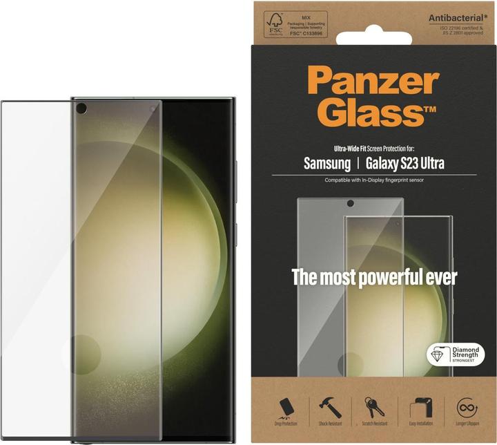 PanzerGlass Ultra Wide Fit (1 Pezzo/i, Samsung Galaxy S23 Ultra)