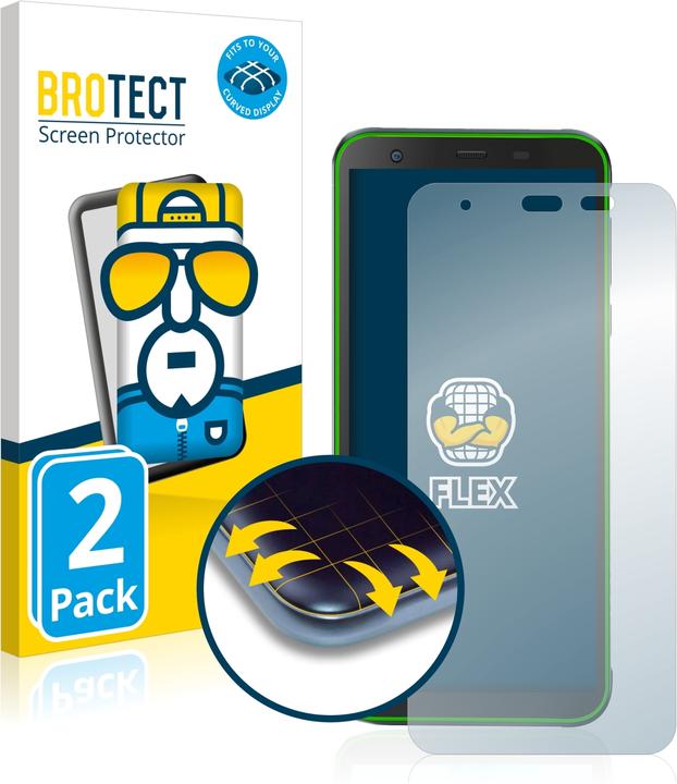 Produktbild BROTECT Full-Cover Displayschutz (2 Stück, Blackview BV6300 Pro)