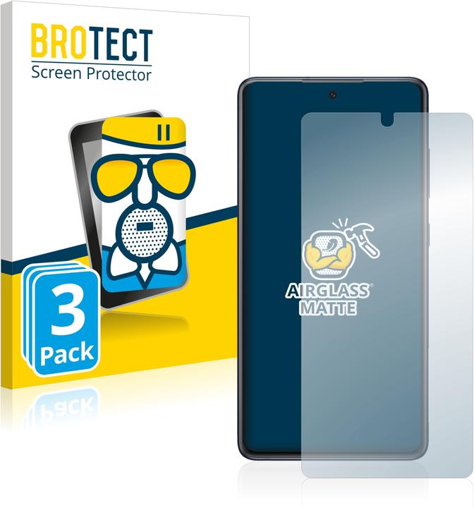 Actual product image BROTECT AirGlass Glass Matte (3 Piece, Samsung Galaxy S20 FE 5G)