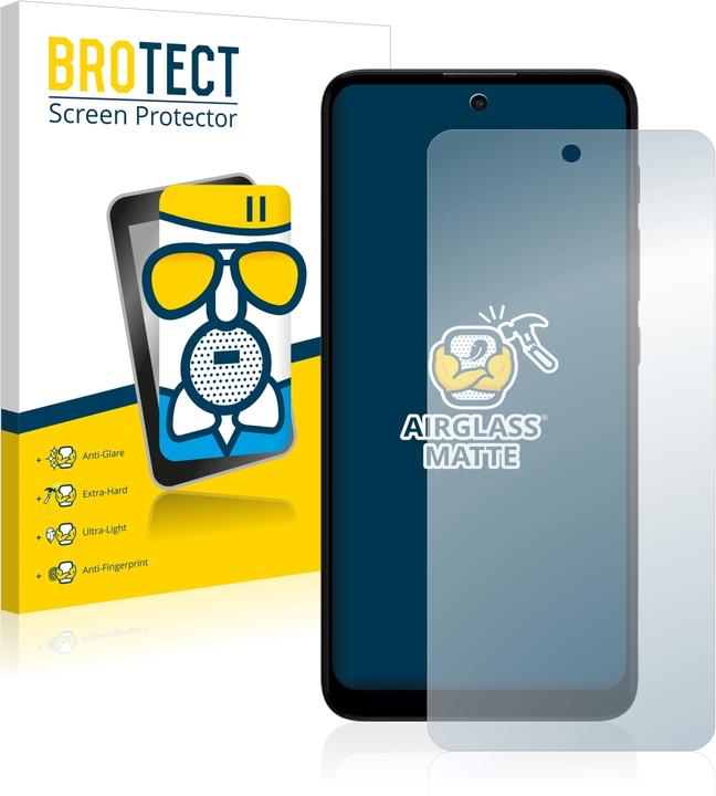 Produktbild BROTECT AirGlass Panzerglasfolie Matt (1 Stück, Motorola Moto E30)