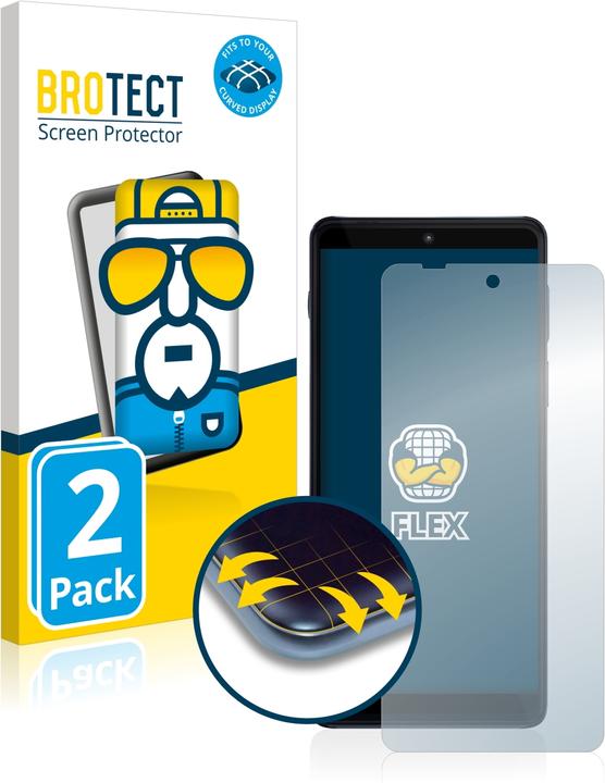 Produktbild BROTECT Full-Cover Displayschutz (2 Stück, Motorola Edge 20 Pro)