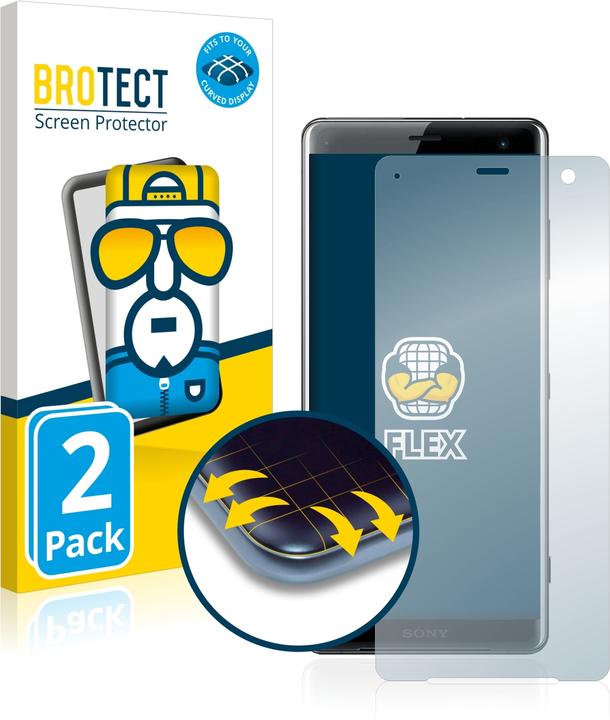 Produktbild BROTECT Full-Cover Displayschutz (2 Stück, Sony Xperia XZ3)