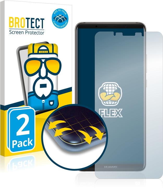 Actual product image BROTECT Full-Cover Protector (2 Piece, Mate 10 Pro)