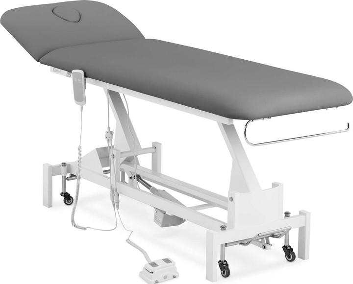 Produktbild Physa Massageliege elektrisch Massagebank Therapieliege Massagetisch 200kg Grau/Weiss