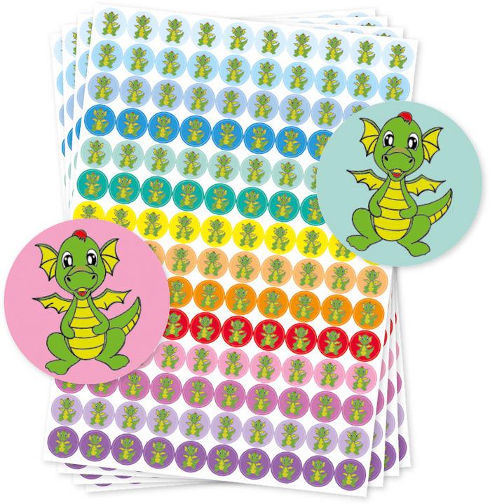 Produktbild TimeTEX TIME TEX Belobigungs-Aufkleber 62652 Drache 560 Stück