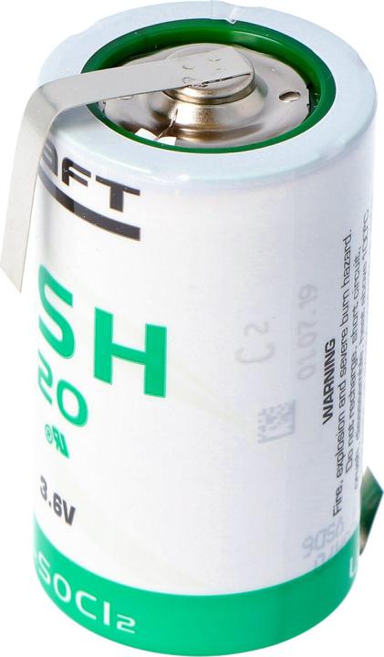 Actual product image Saft Batterie LSH 20 mit Z-Lötfahnen (1 pcs., D, 13000 mAh)