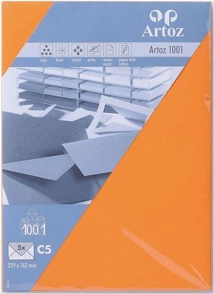 Produktbild Artoz 1001 Kuverts orange (C5, 5 x)