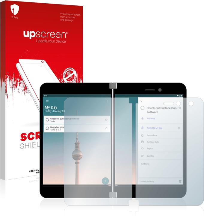 Actual product image upscreen Scratch Shield Protector (1 Piece, Microsoft Surface Duo)
