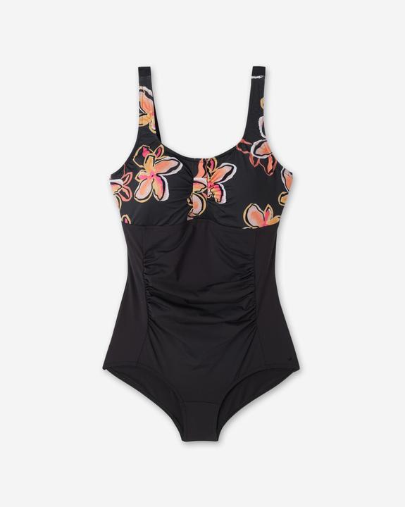 Nabaiji Women’s swimming 1-piece swimsuit - Mary dufy black