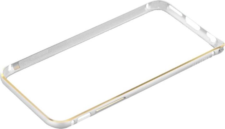Productafbeelding Hoco iPhone 6 / 6S Gesp Metaal Bumper zilver (Apple iPhone 6s, Apple iPhone 6)