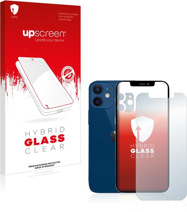 Actual product image upscreen Scratch Shield Glass (1 Piece, Apple iPhone 12)