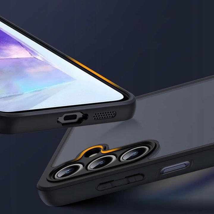 Actual product image Tech-Protect MagMat Case for Samsung Galaxy M35 5G - Matte Black (Samsung Galaxy A35)