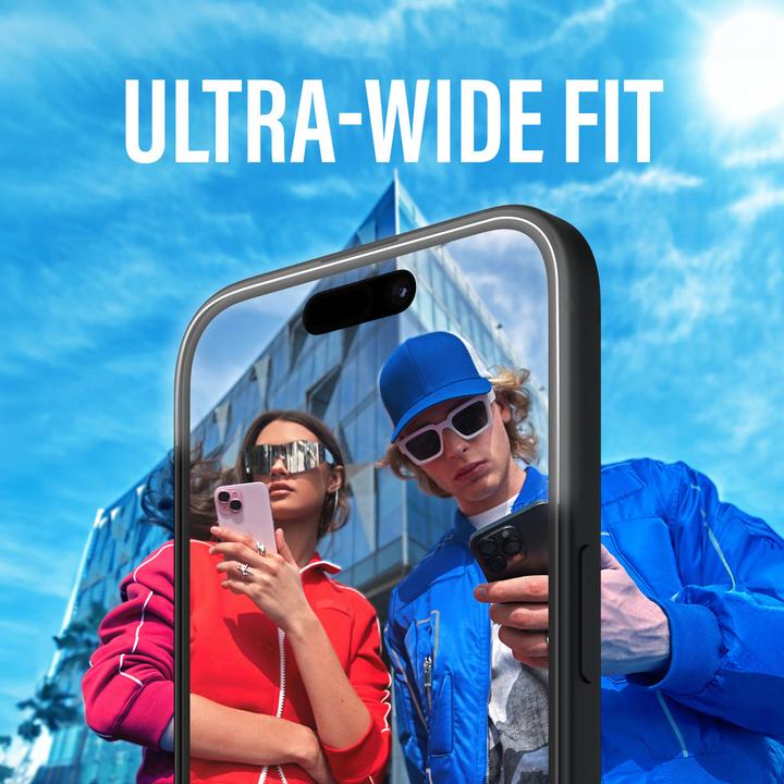 Actual product image PanzerGlass Ultra-Wide Fit (1 Piece, Apple iPhone 16 Plus)