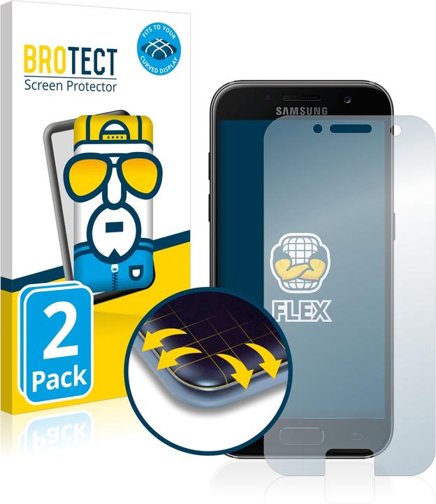 Image du produit BROTECT Full-Cover Protection (2 pièce(s), Samsung Galaxy A3 (2017))