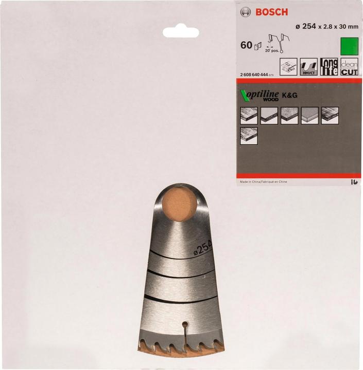 Actual product image Bosch Professional Zubehör PRO Wood circular saw blade, 254 x 2.8 x 30 mm