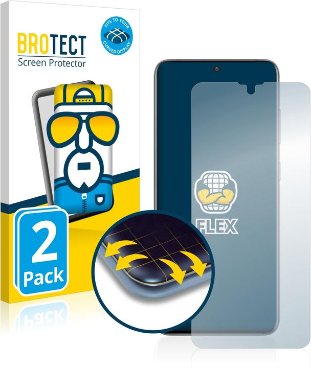 Produktbild BROTECT Full-Cover Displayschutz (2 Stück, Samsung Galaxy S20+)