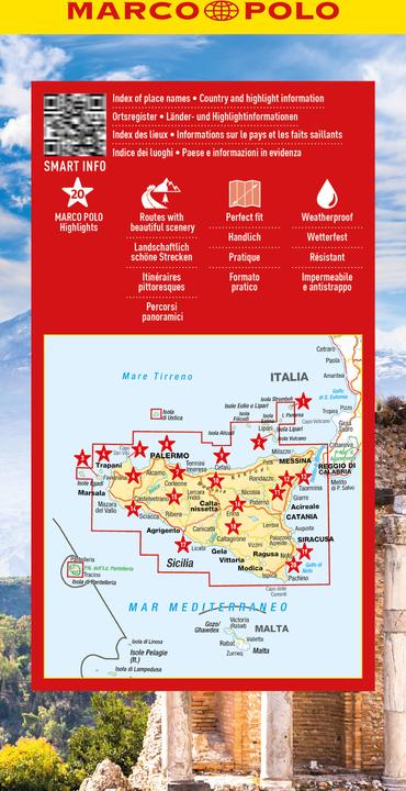 Produktbild Reisekarte Italien 14 Sizilien 1:225.000