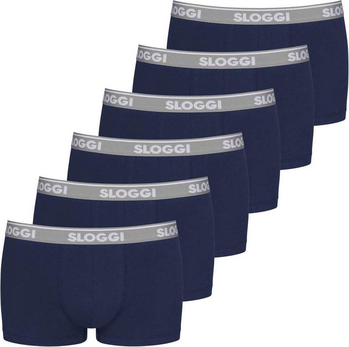 Sloggi Boxer shorts casual figure hugging (XL, pack of 6)