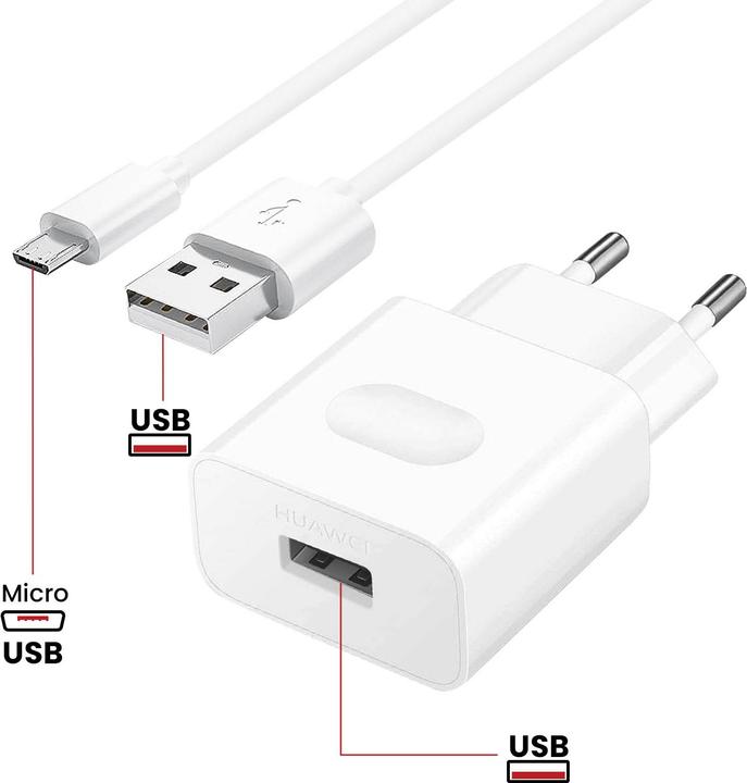 Actual product image Huawei Power adapter + Micro USB cable (5 W)
