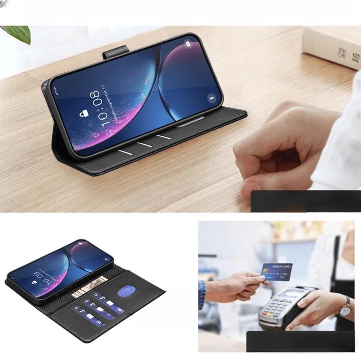Produktbild Binfen Color Galaxy A16 - BINFEN Leder Etui Hülle mit RFID Blocker (Samsung Galaxy A16 5G)