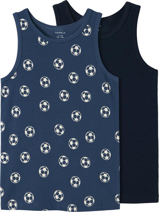 Actual product image Name it Nkmtank Top 2p Dark Denim Football Noos (110)