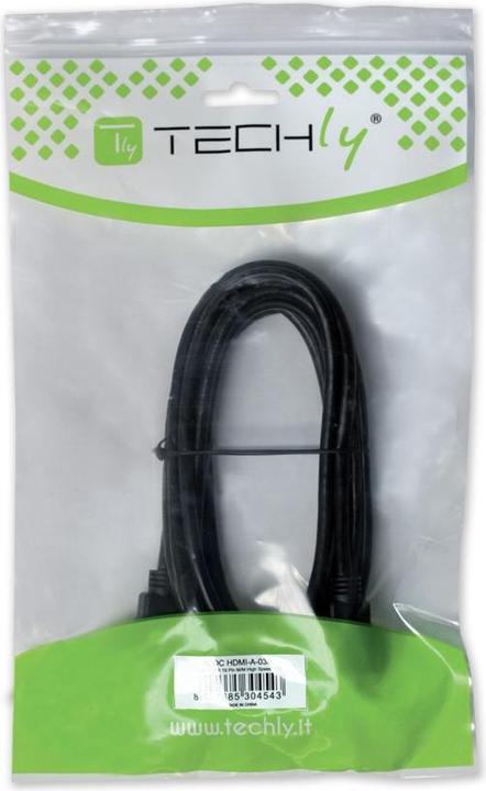Produktbild Techly 106824 Monitorverlängerung HDMI-HDMI M/F 0,2m Netzwerk 4K 60Hz schwarz (0.20 m, HDMI)