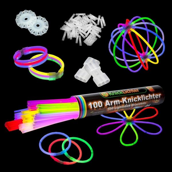 Actual product image Knicklichter 100 glow sticks