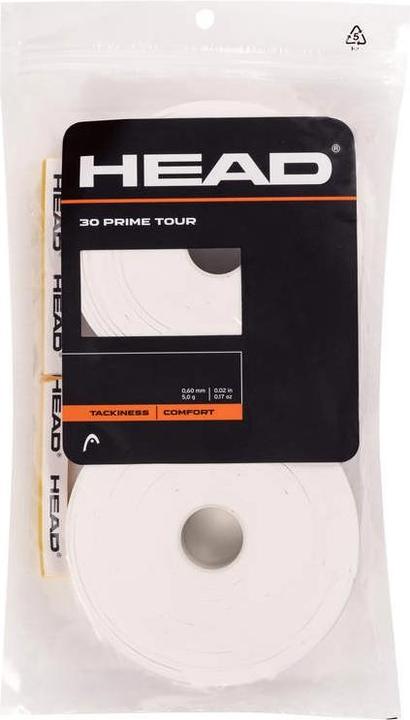 Head Prime Tour Overgrip 30er Pack weiss