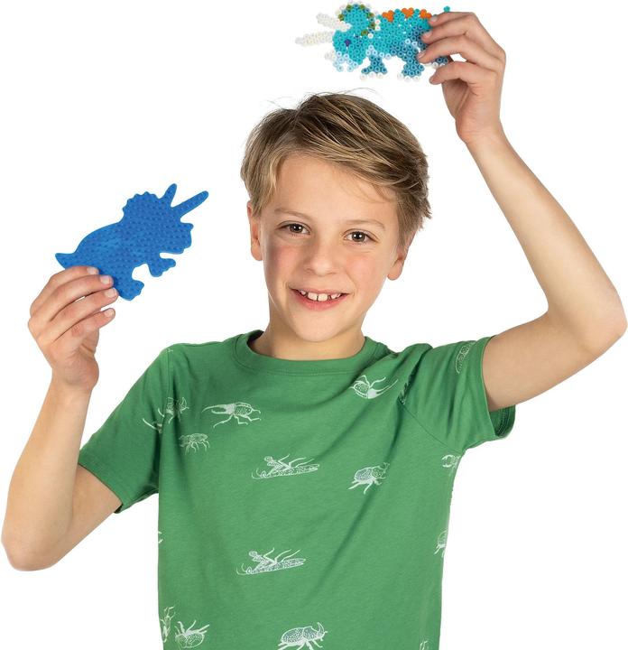 Actual product image Ses Green Beedz - Ironing Bead Set Triceratops Dino