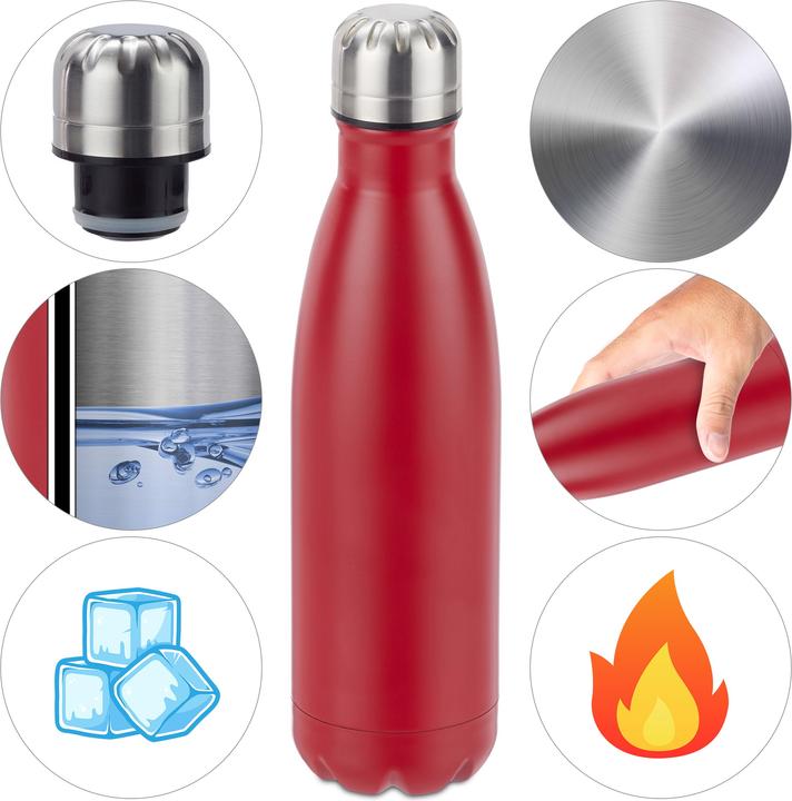 Produktbild Relaxdays Trinkflasche (0.50 l)