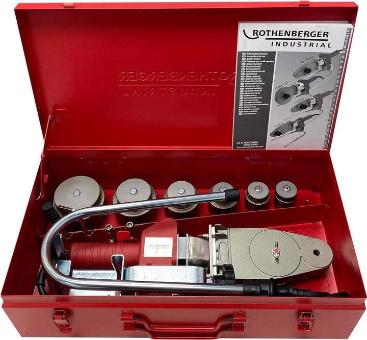 Produktbild Rothenberger Industrial Muffenschweissgerät CR-ZRJQ-63T 800 W inkl. Kunststoff-Rohrschere Ø 42 mm im