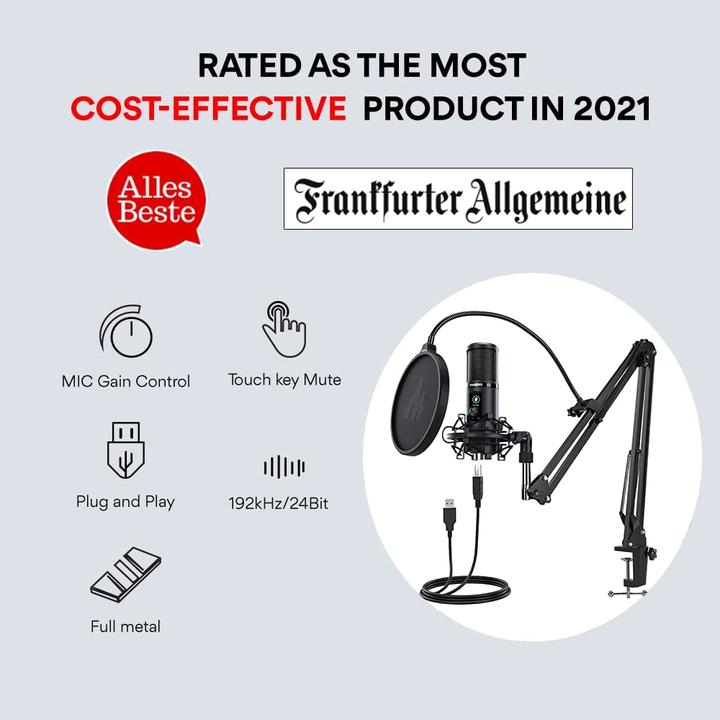 Actual product image Maono USB Microphone Set AU-PM421