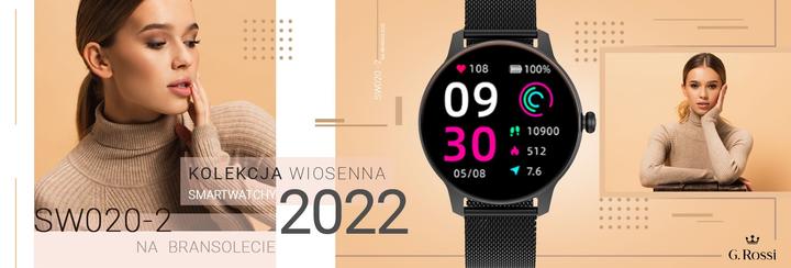 Actual product image Gino Rossi G. Rossi WOMEN'S SMART WATCH G. Rossi SW020-2 - PRESSURE GAUGE, PULSE OXIMETER (zg338b)