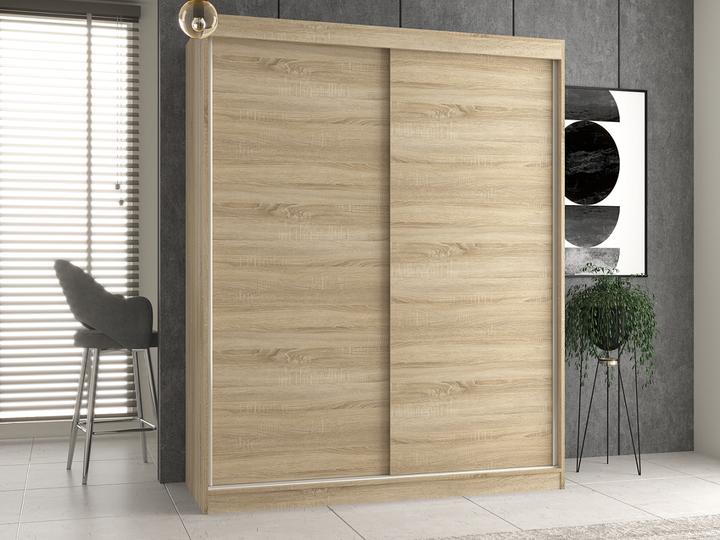 Image du produit Topeshop IGA 160 SON B KPL Armoire de chambre à coucher 7 étagères 2 porte(s) Chêne Sonoma Penderie (160 x 61 x 200 cm)