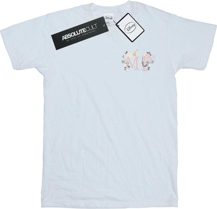 Disney Mary Poppins Letter Breast Print TShirt (M)