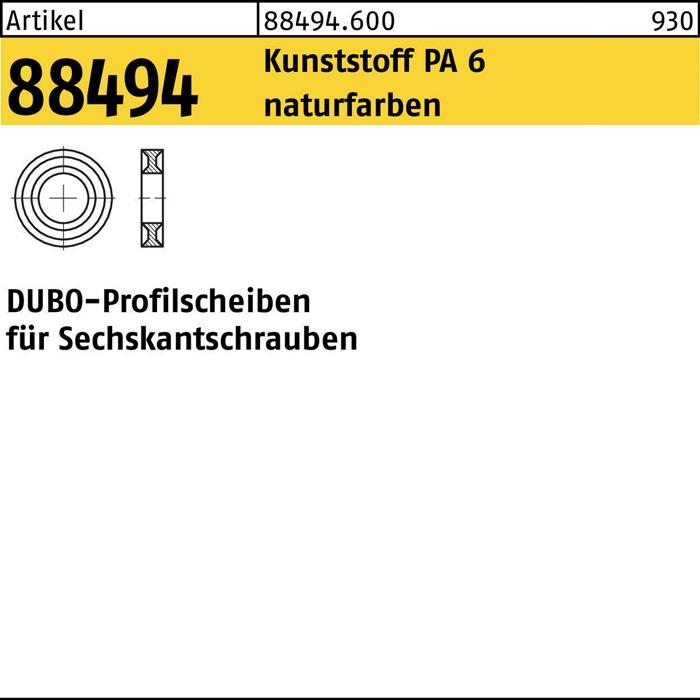 Produktbild Dubo Profilscheibe R 88494 f.6-kantschrauben (M14)