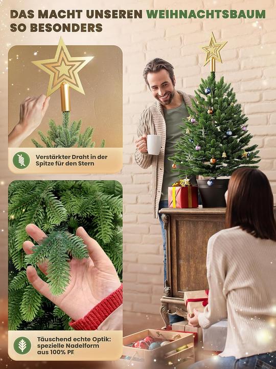 Produktbild Artitree Künstlicher Weihnachtsbaum mit LED & Schnee (40 cm) (40 cm)