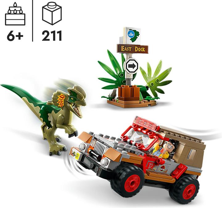 Produktbild LEGO Hinterhalt des Dilophosaurus (76958, LEGO Jurassic World)