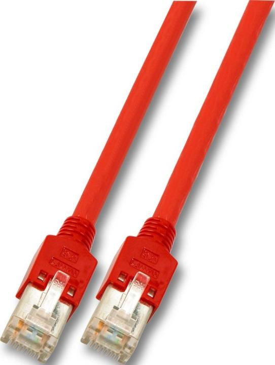Produktbild EFB Elektronik Hersteller: RJ45 Crossover Patchkabel SF/UTP, Cat.5e, TM11, UC300, 5m, rot Das in Eur (SF/UTP, CAT5e, 5 m)