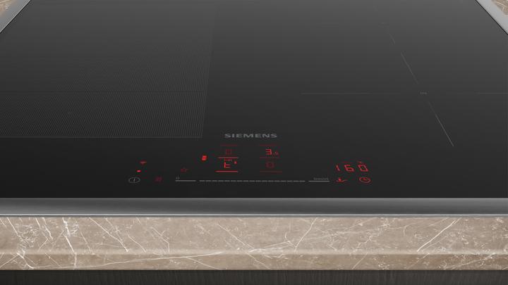 Immagine prodotto Siemens iQ700, Piano cottura a induzione, 60 cm, Nero, Con cornice sul piano, EX645HEC1E