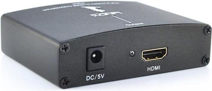 Lindy VGA + Audio an HDMI Konverter Maximale Aufloesung 1080p keine Skalierung (Extender)