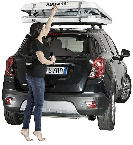 Actual product image Airpass Variant Medium Roof Tent 210 cm x 145 cm (Roof tent, 65 kg, 3 persons)