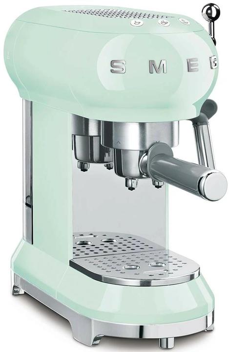Smeg ECF02PGEU Macchina per espresso/caffè con portafiltro Verde pastello (Spina UE)