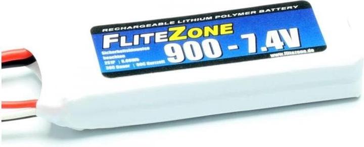 Produktbild FliteZone RC-Akku LiPo 900 mAh 7.4 V 30C, Akkutyp (7.40 V, 900 mAh)