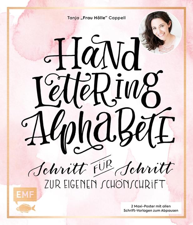 Produktbild Handlettering Alphabete (Deutsch, Tanja Cappell, 2017)