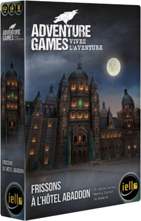 Iello ADVENTRUE GAMES Frissons à l'Hôtel Abaddon12+/1-4 (French)